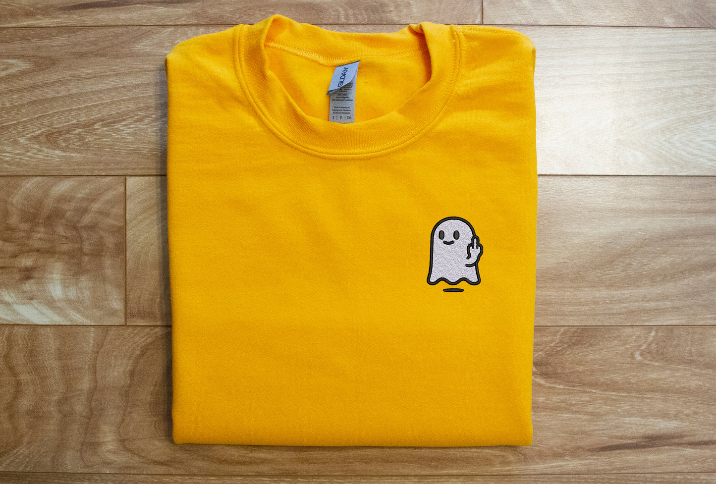 Ghost Giving Middle Finger