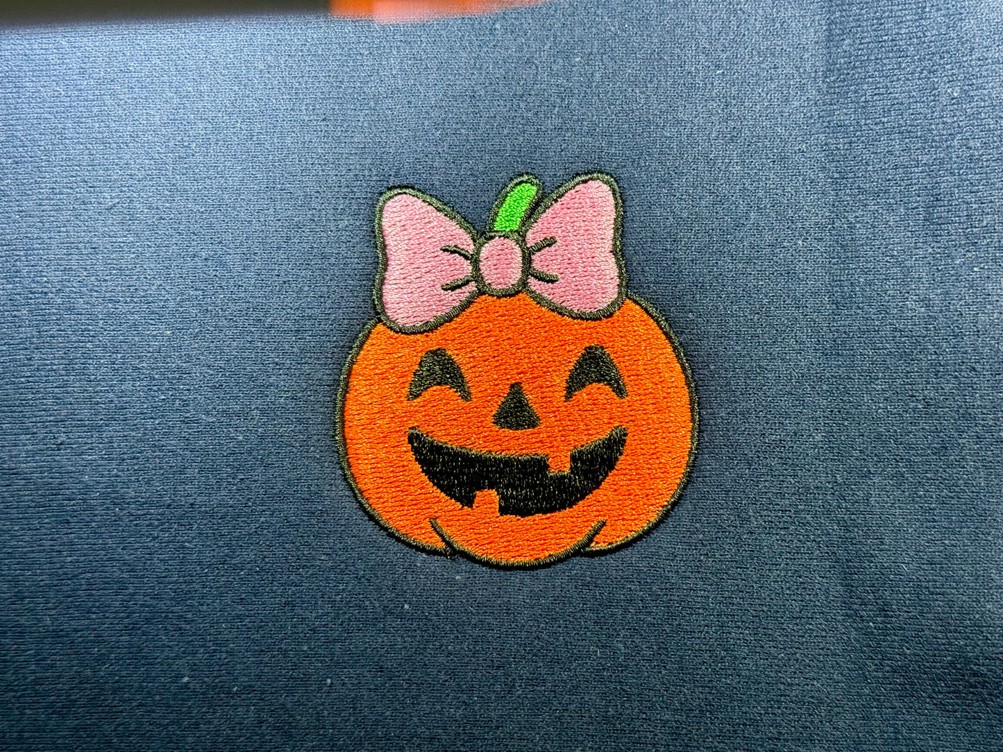 Cute Jack O' Lantern with Bow