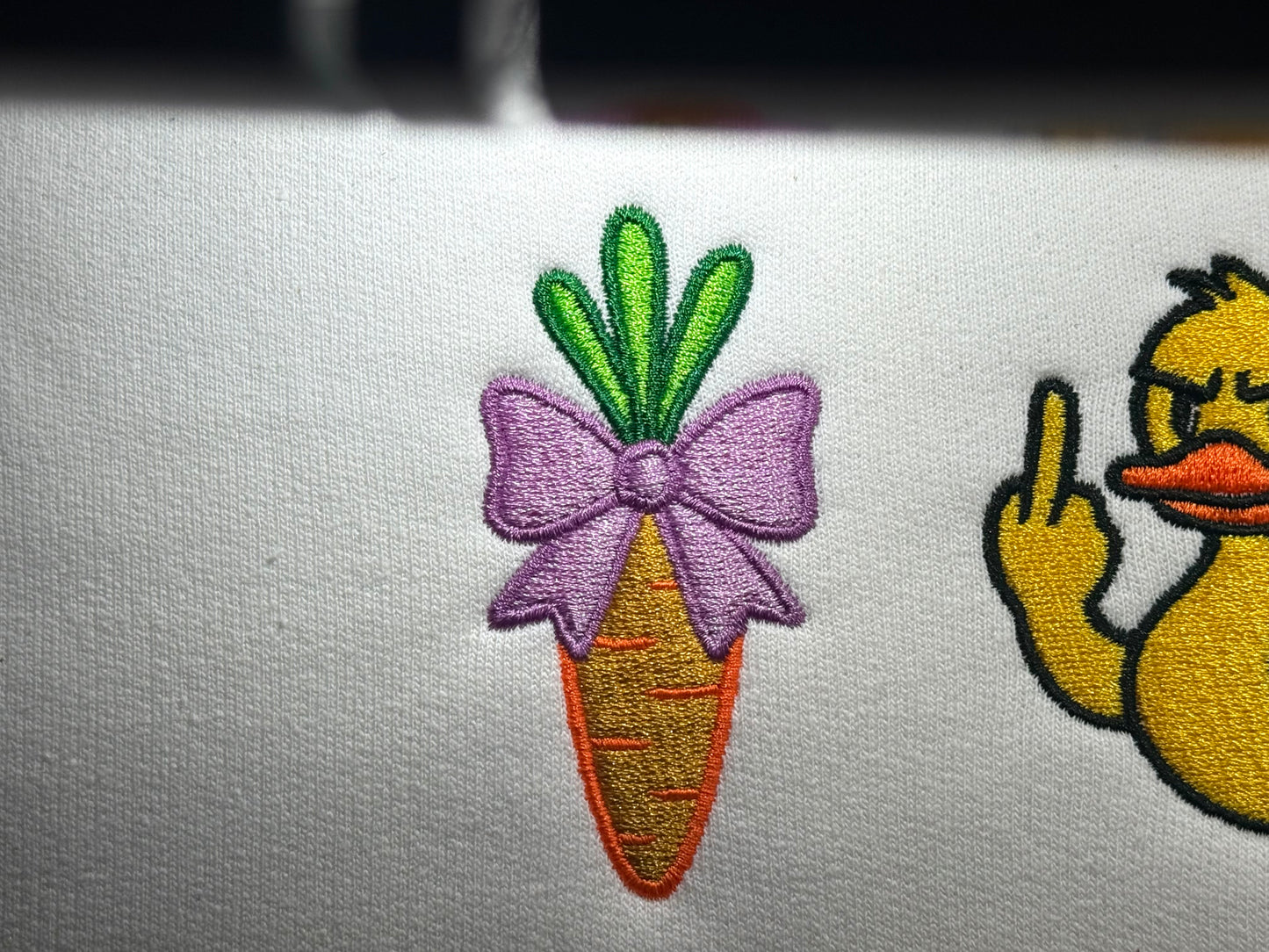 Carrot with Pink Bow