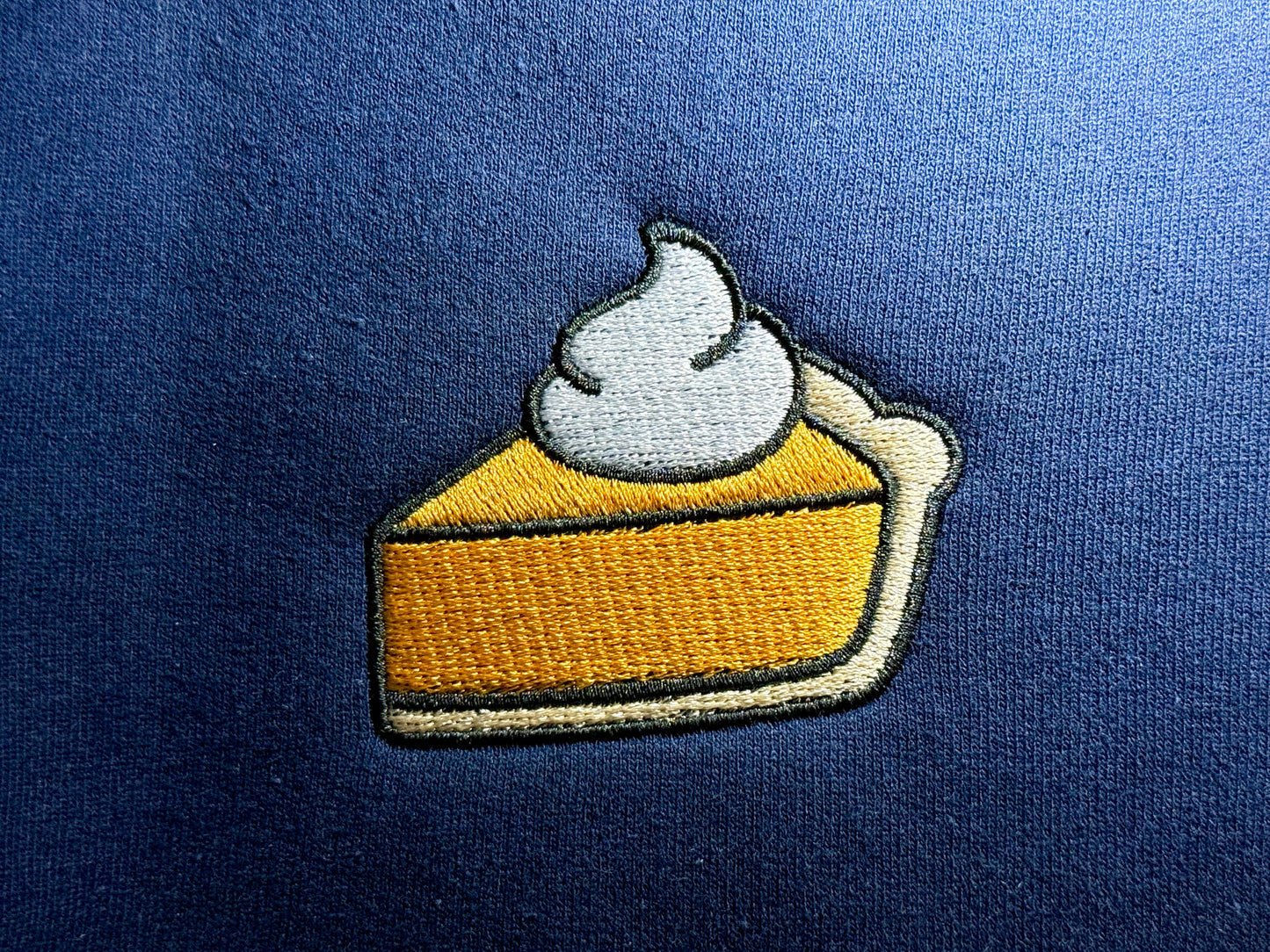 Pumpkin Pie Slice with Whipped Cream