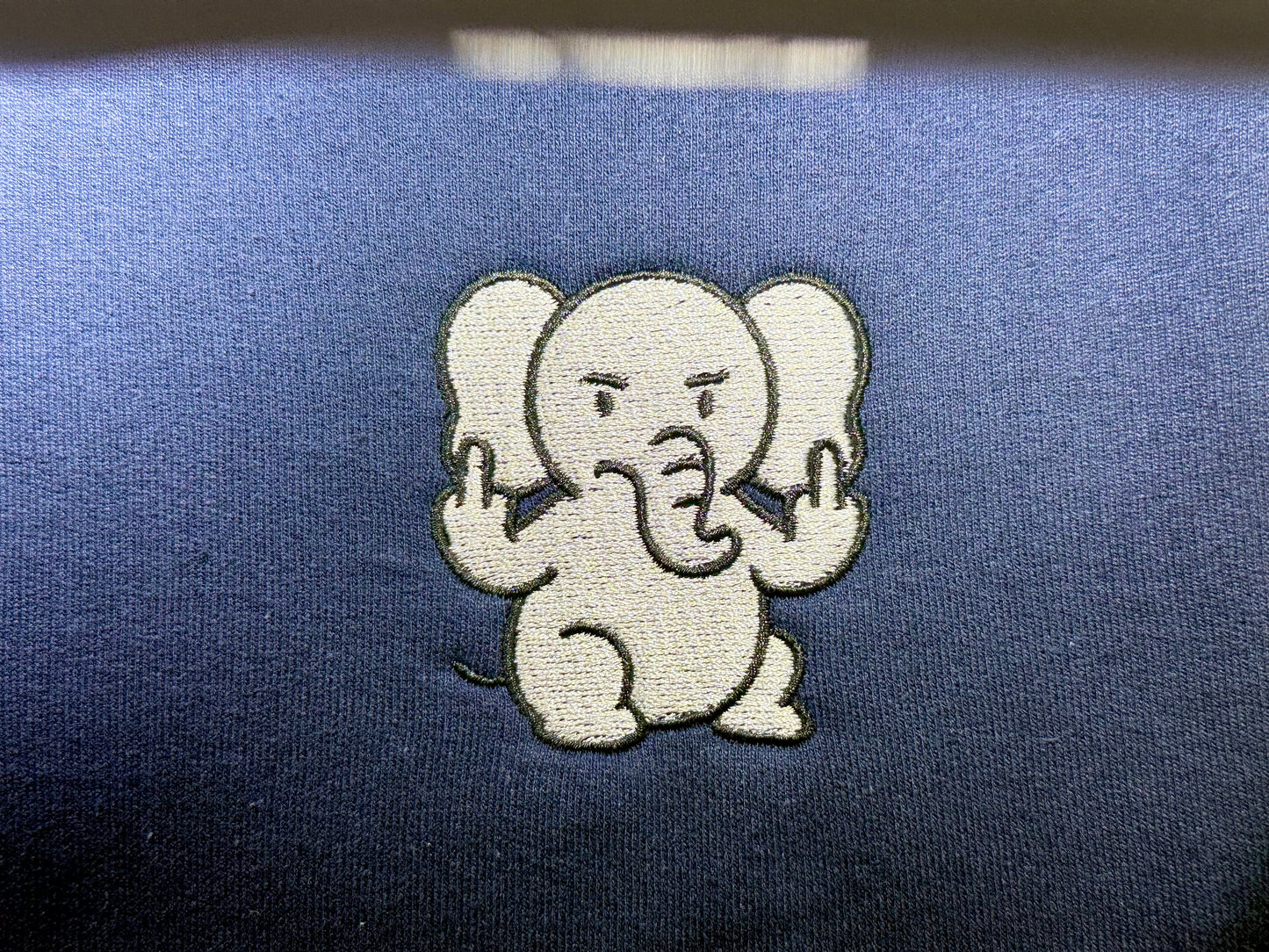 Elephant Giving Middle Finger