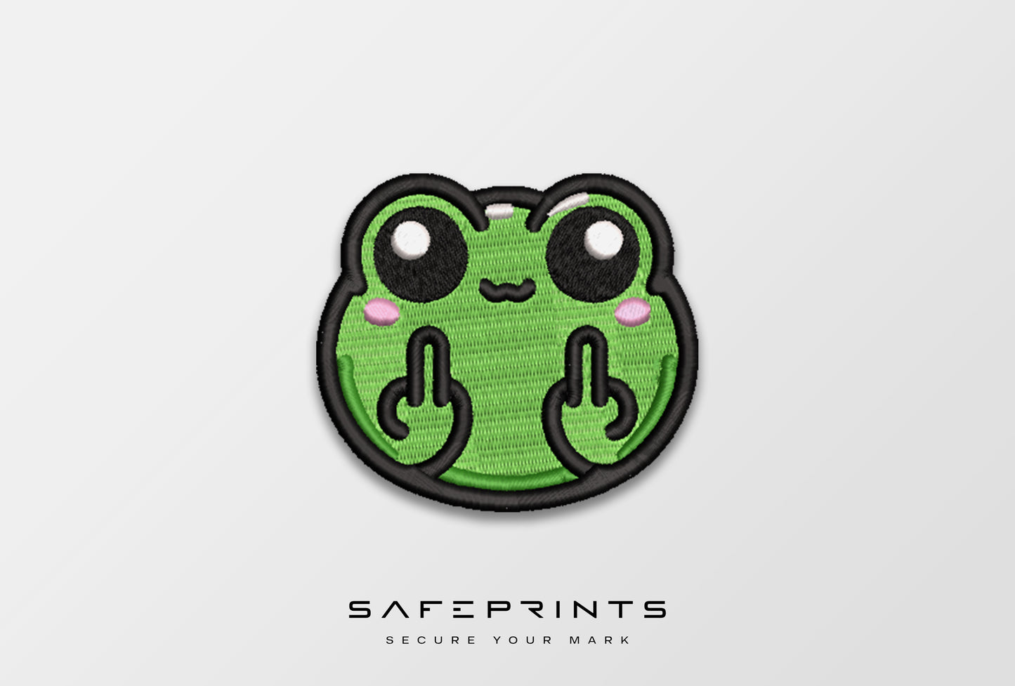 Frog Giving Double Middle Fingers