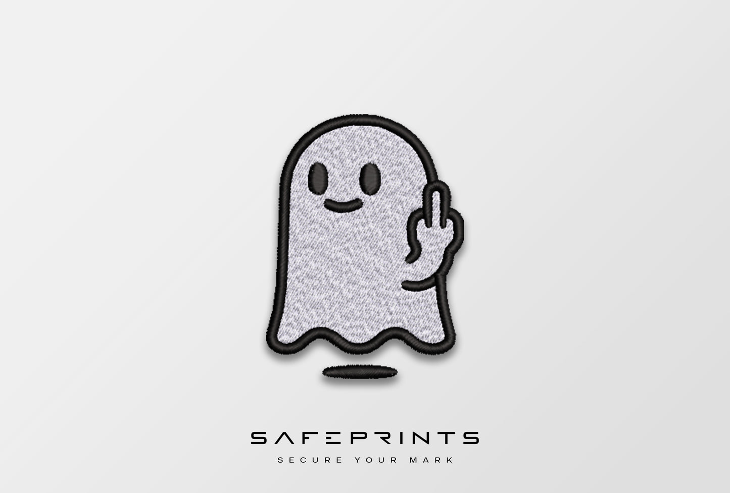 Ghost Giving Middle Finger