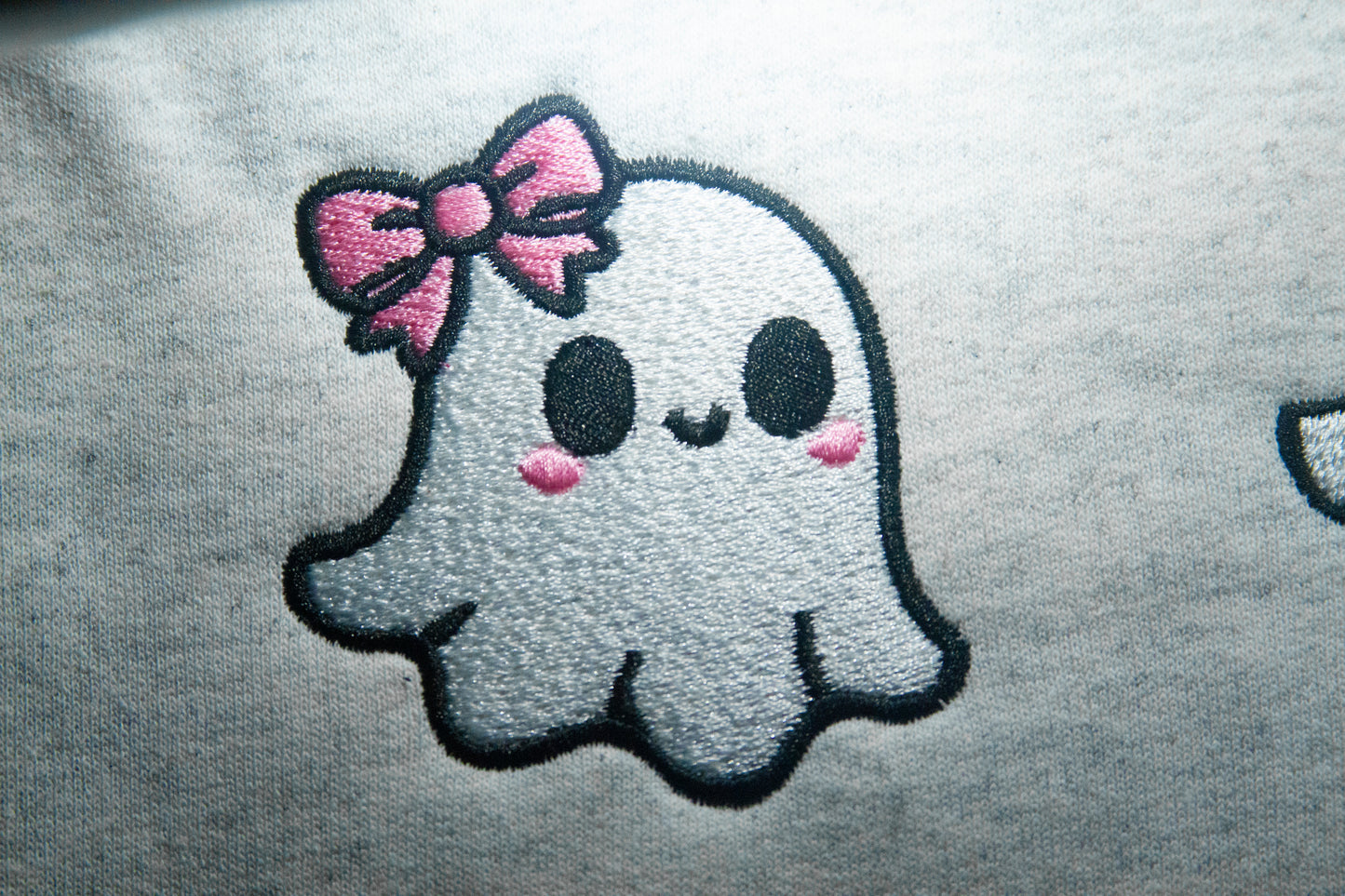 Cute Ghost with Pink Bow