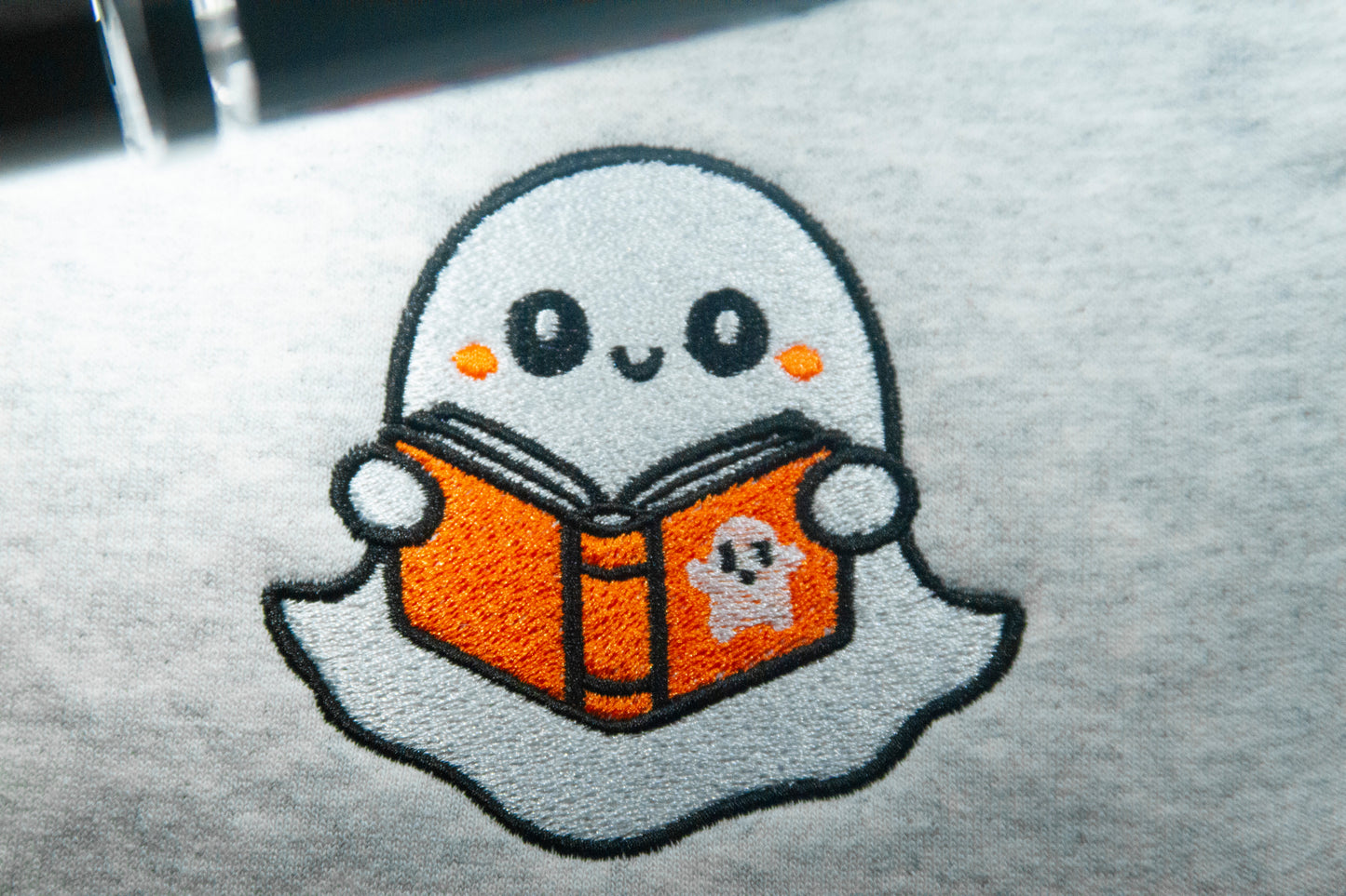 Ghost Reading a Book