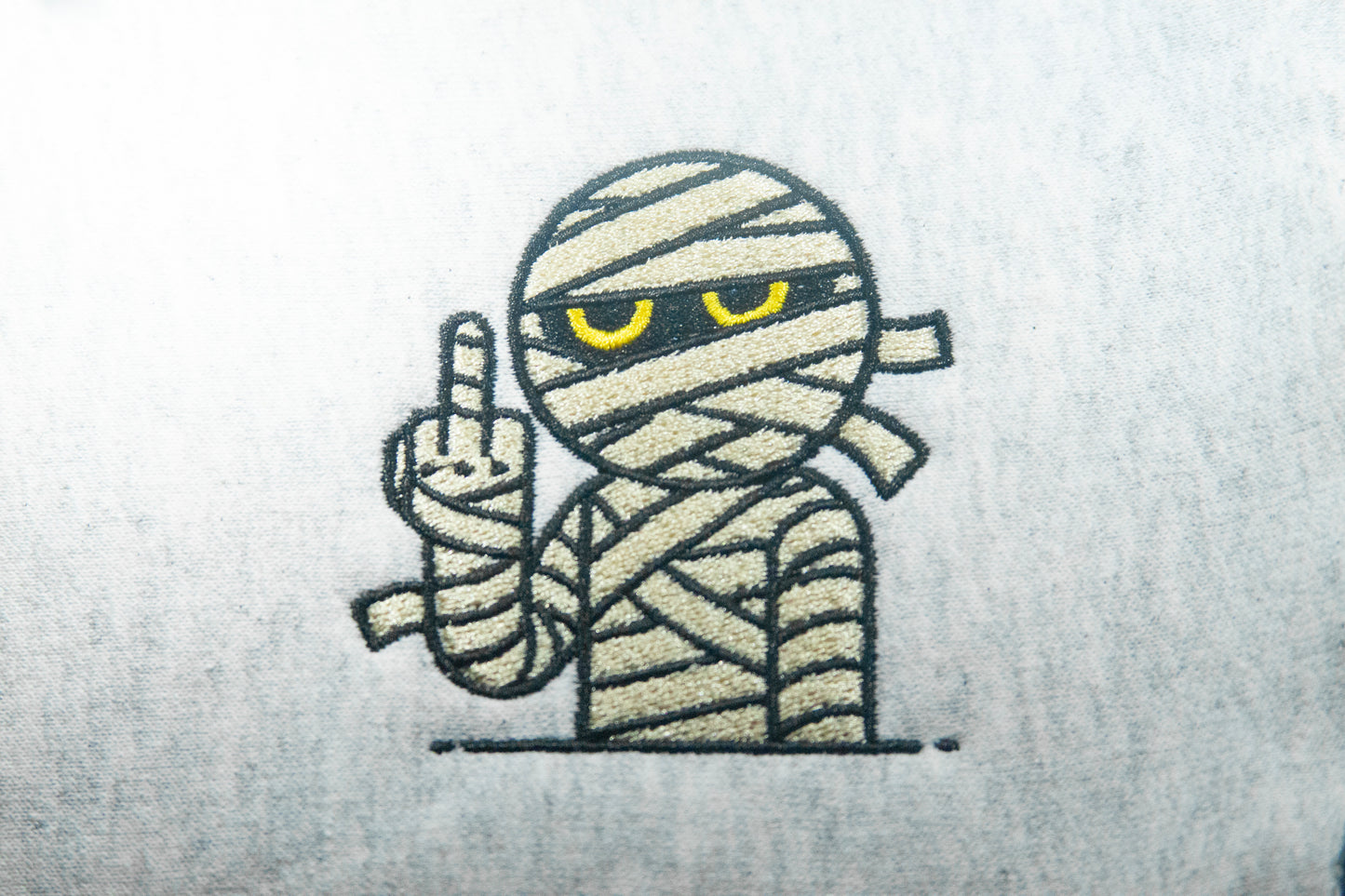 Mummy Giving Middle Finger