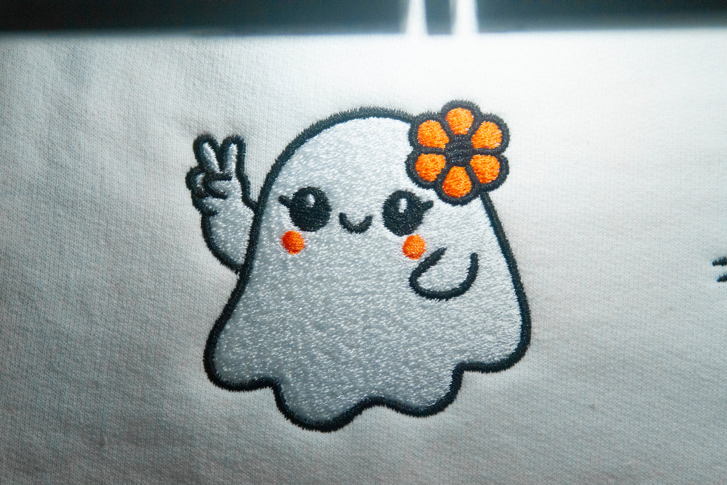 Ghost Giving Peace Sign
