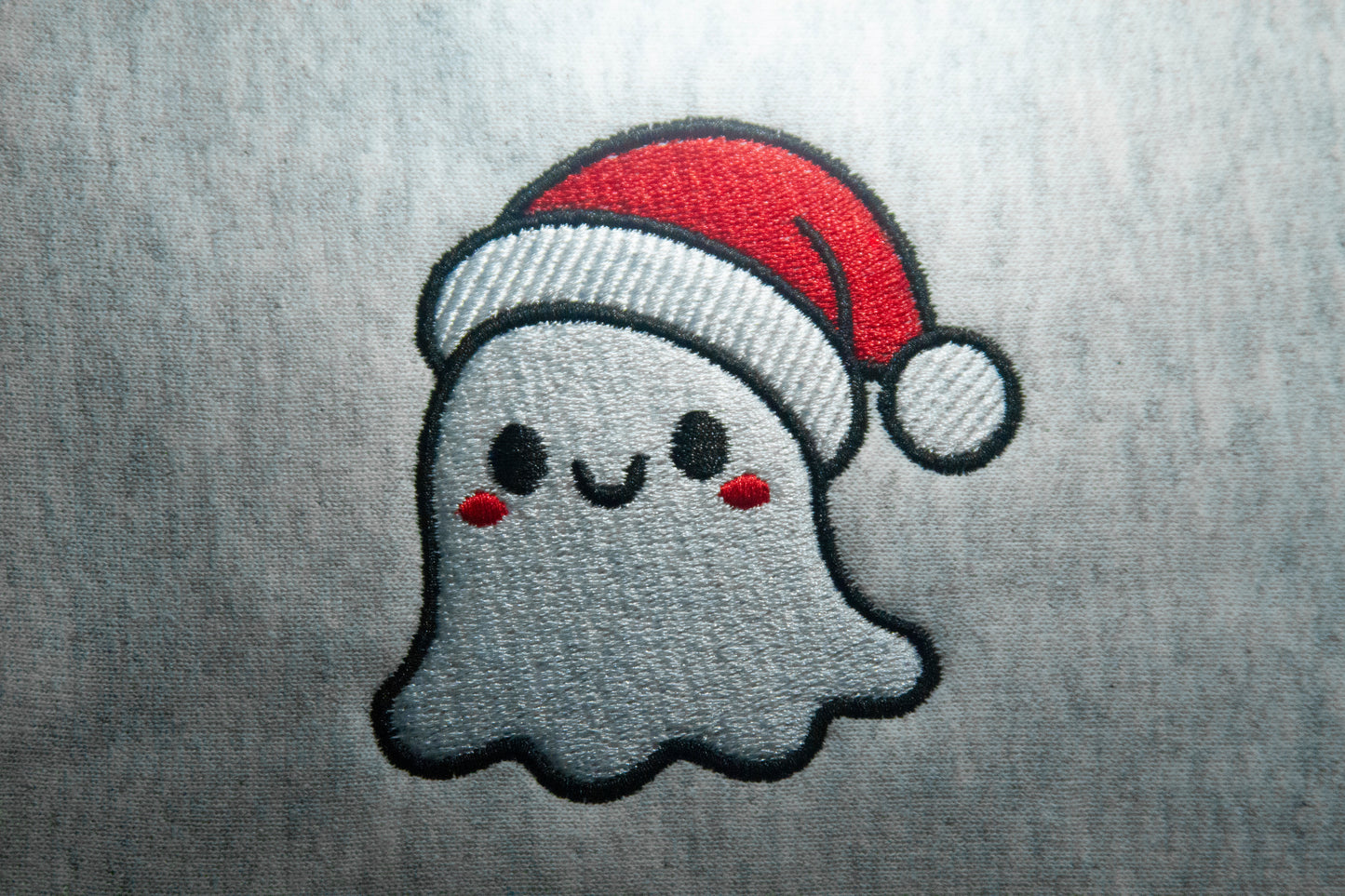 Ghost wearing Christmas Hat