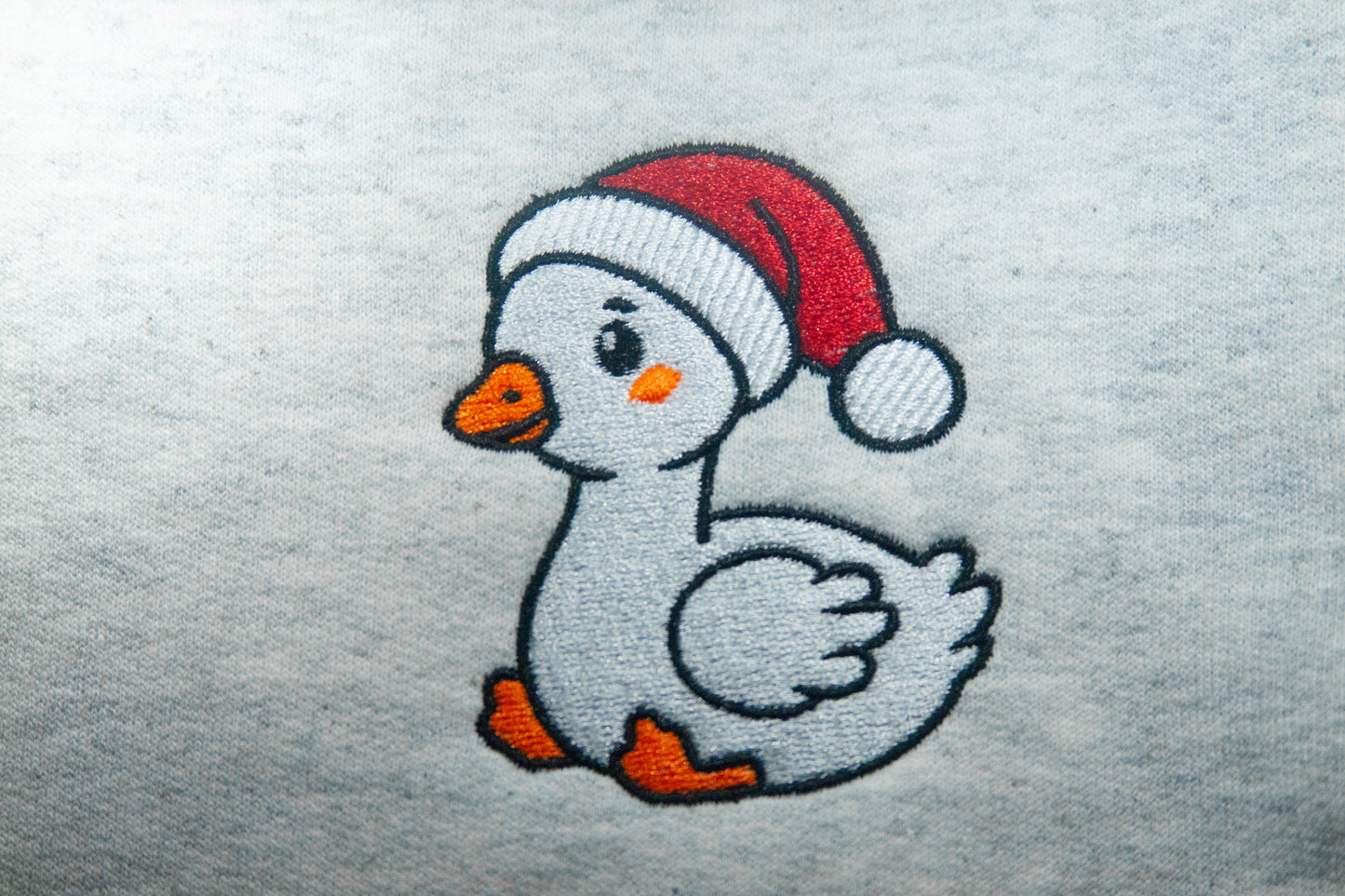 Goose wearing Christmas Hat