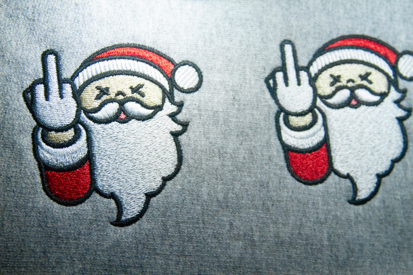 Santa Claus Giving Middle Finger