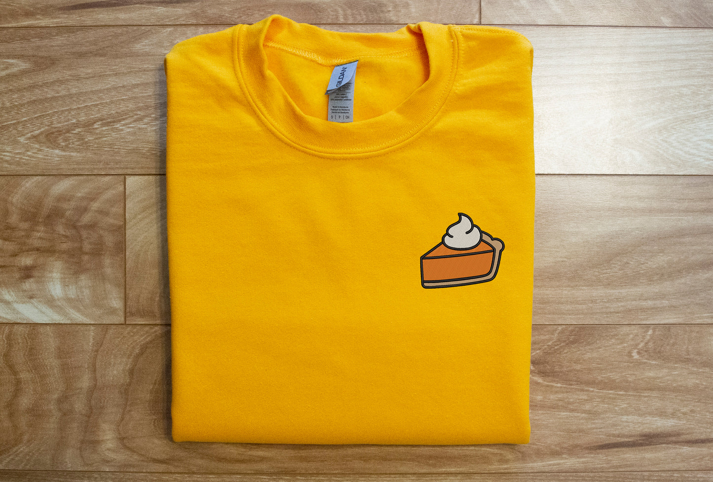 Pumpkin Pie Slice with Whipped Cream