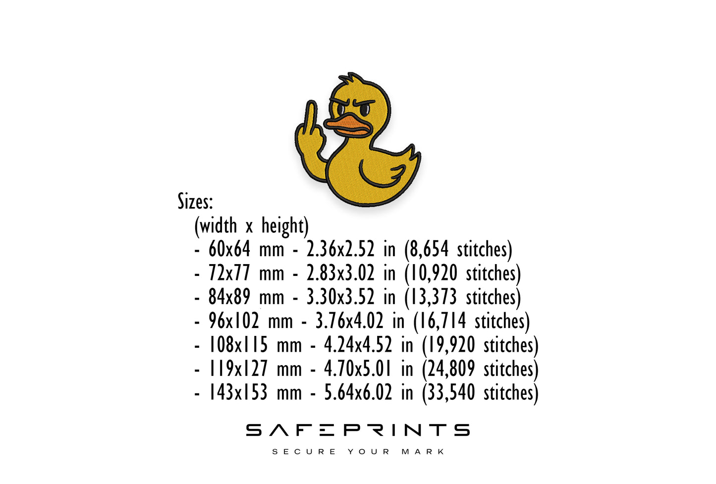 Mean Duck Giving Middle Finger