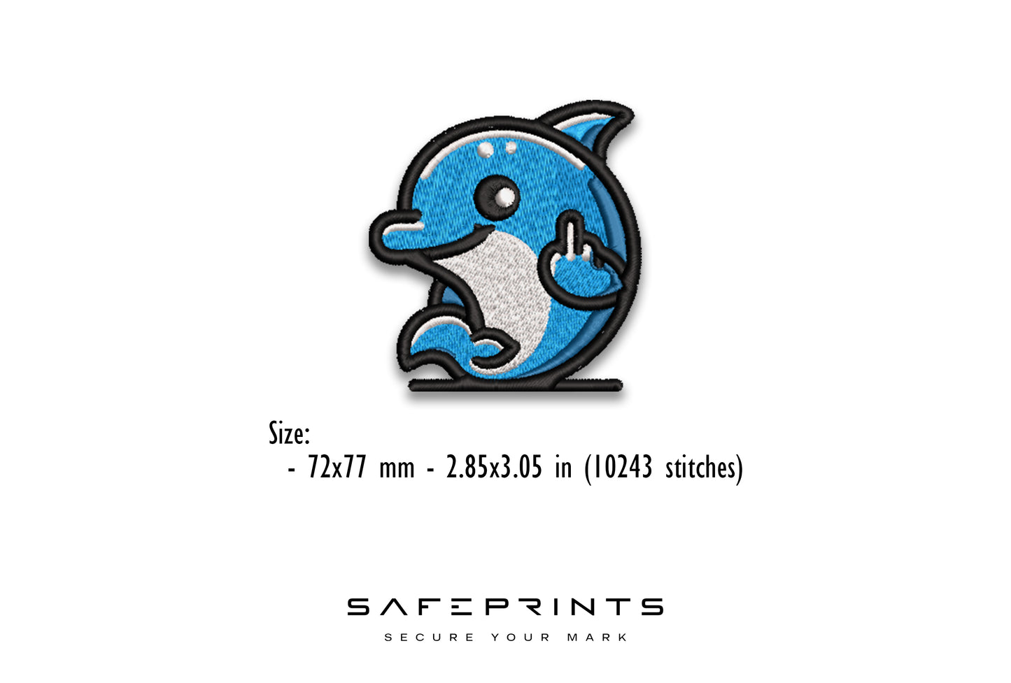 Dolphin Giving Middle Finger