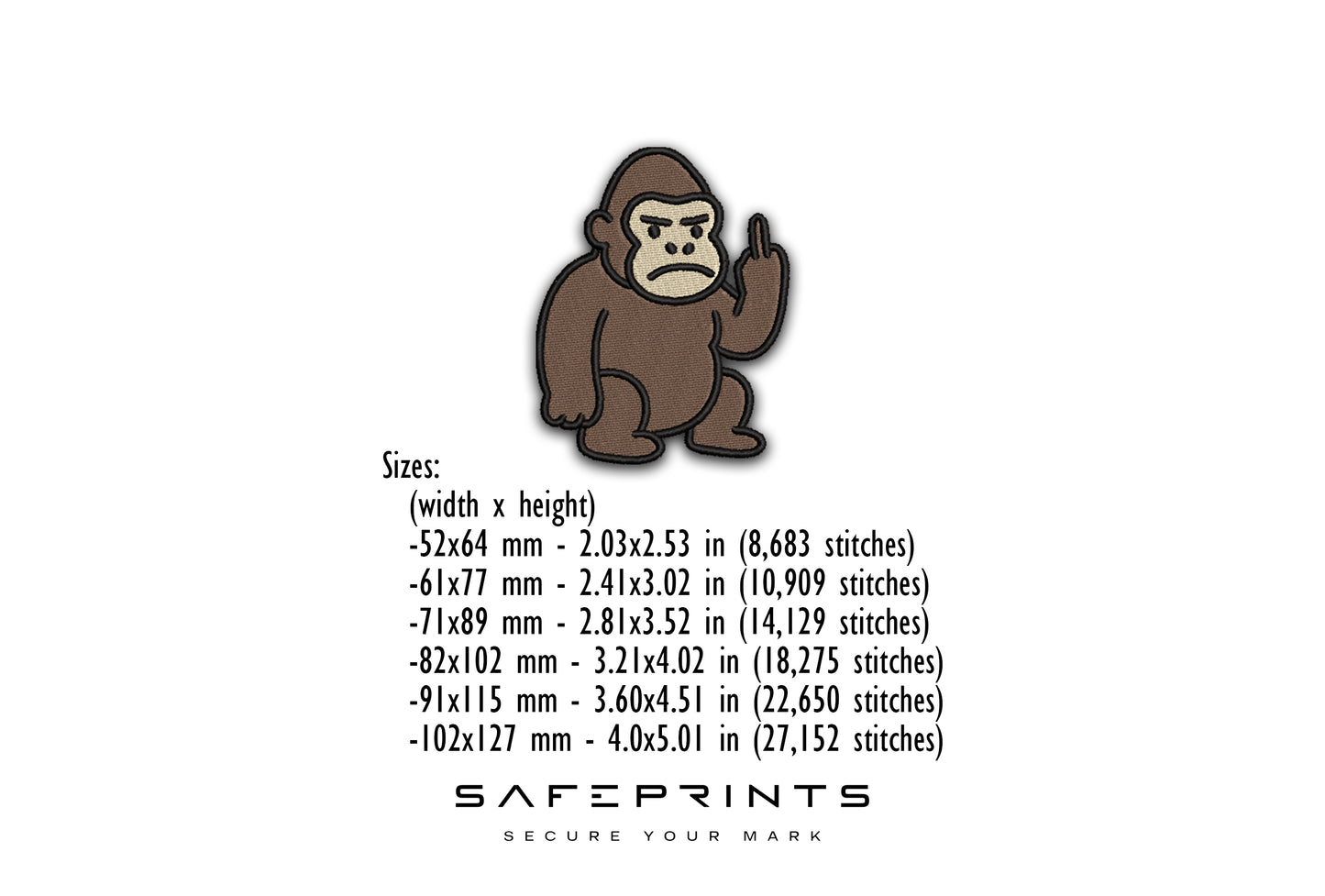 Gorilla Giving Middle Finger