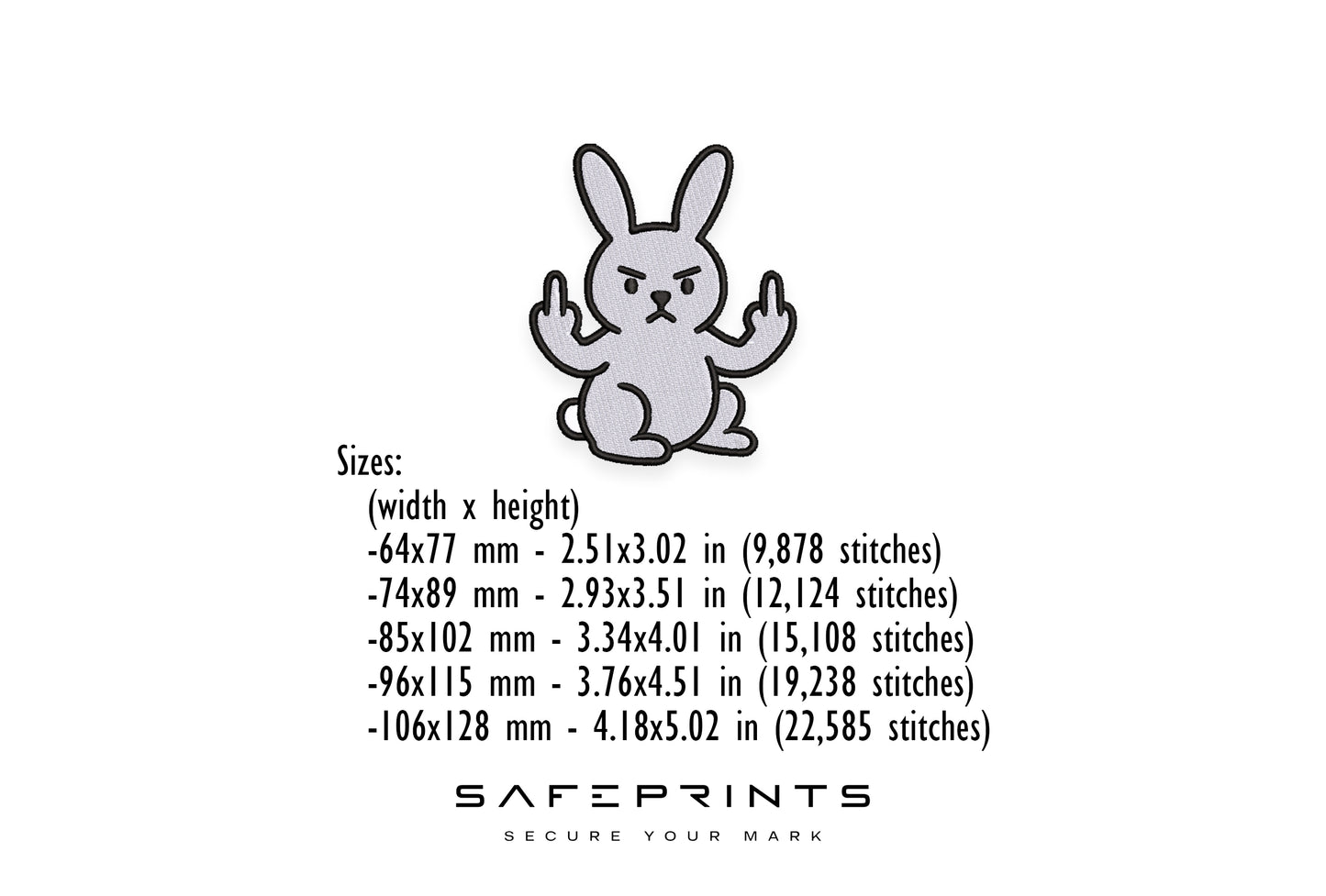 Bunny Giving Middle Finger