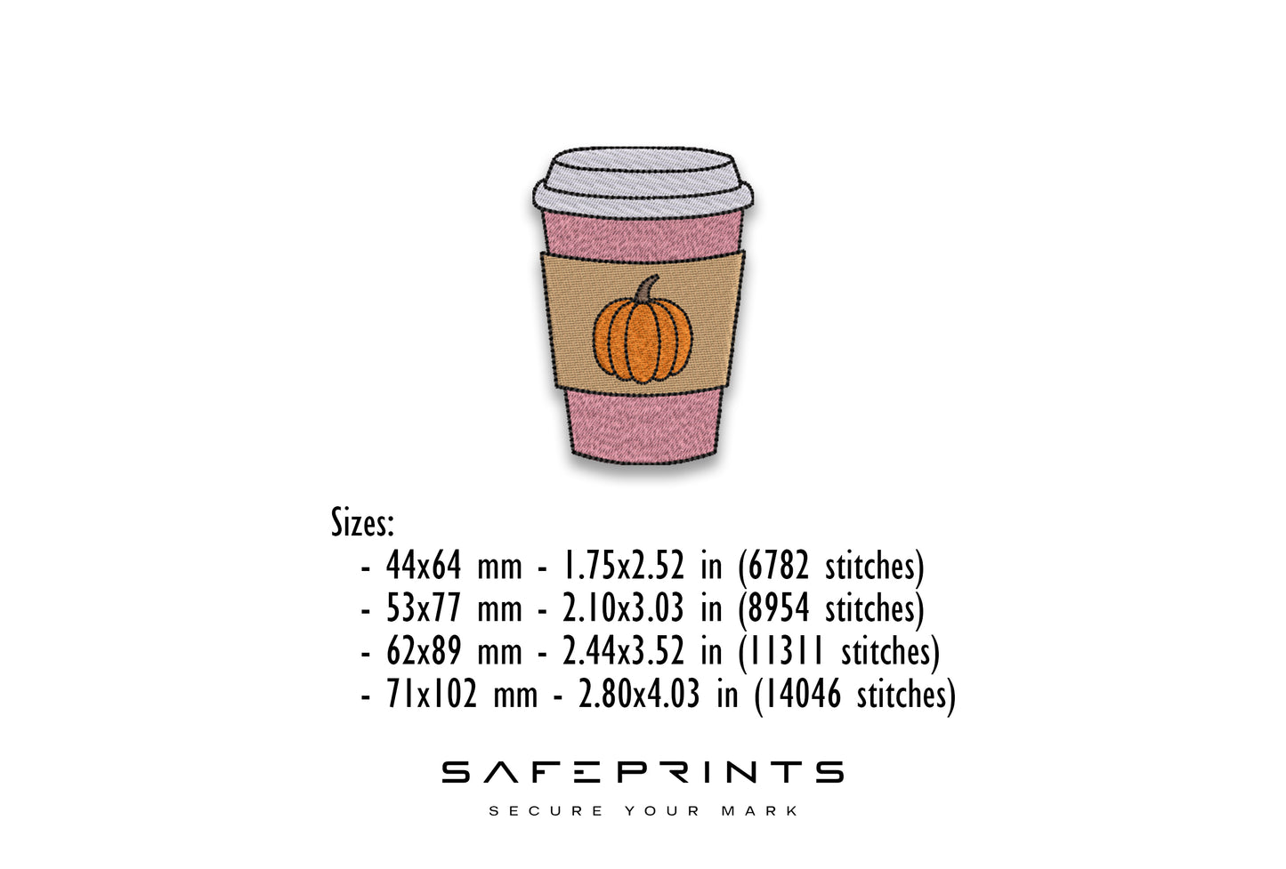 Coffee Cup with Pumpkin