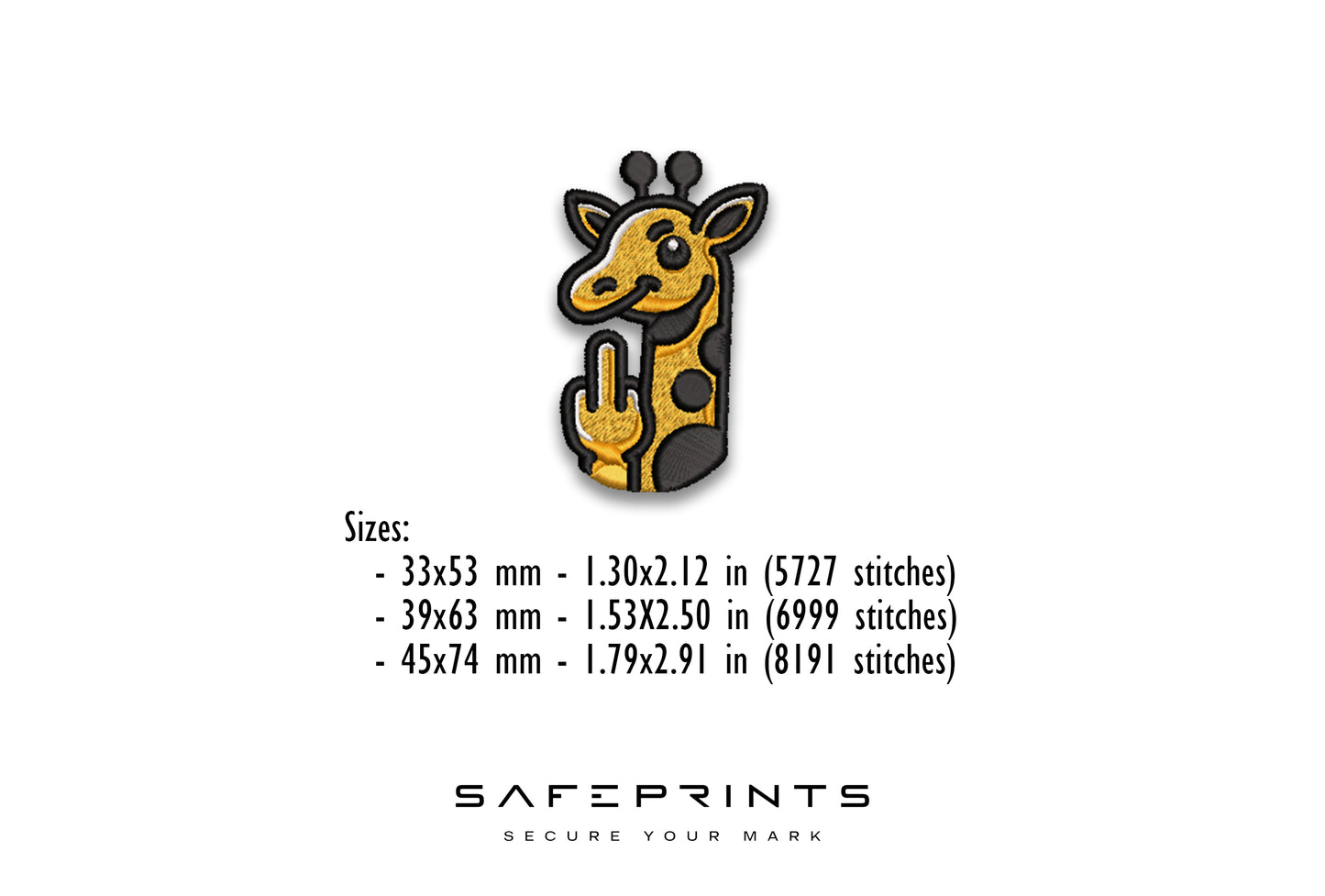 Giraffe Giving Middle Finger
