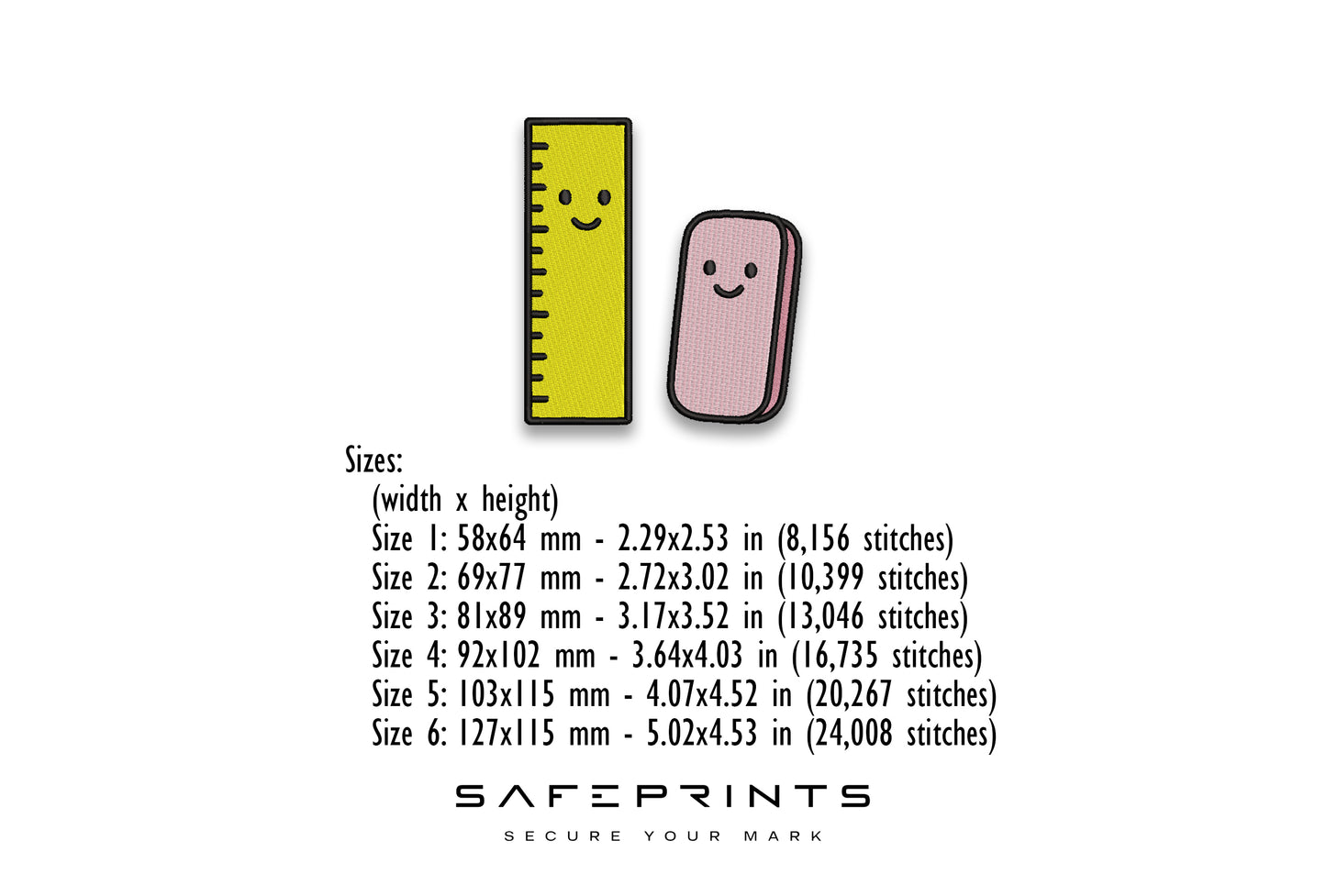 Ruler & Eraser Duo