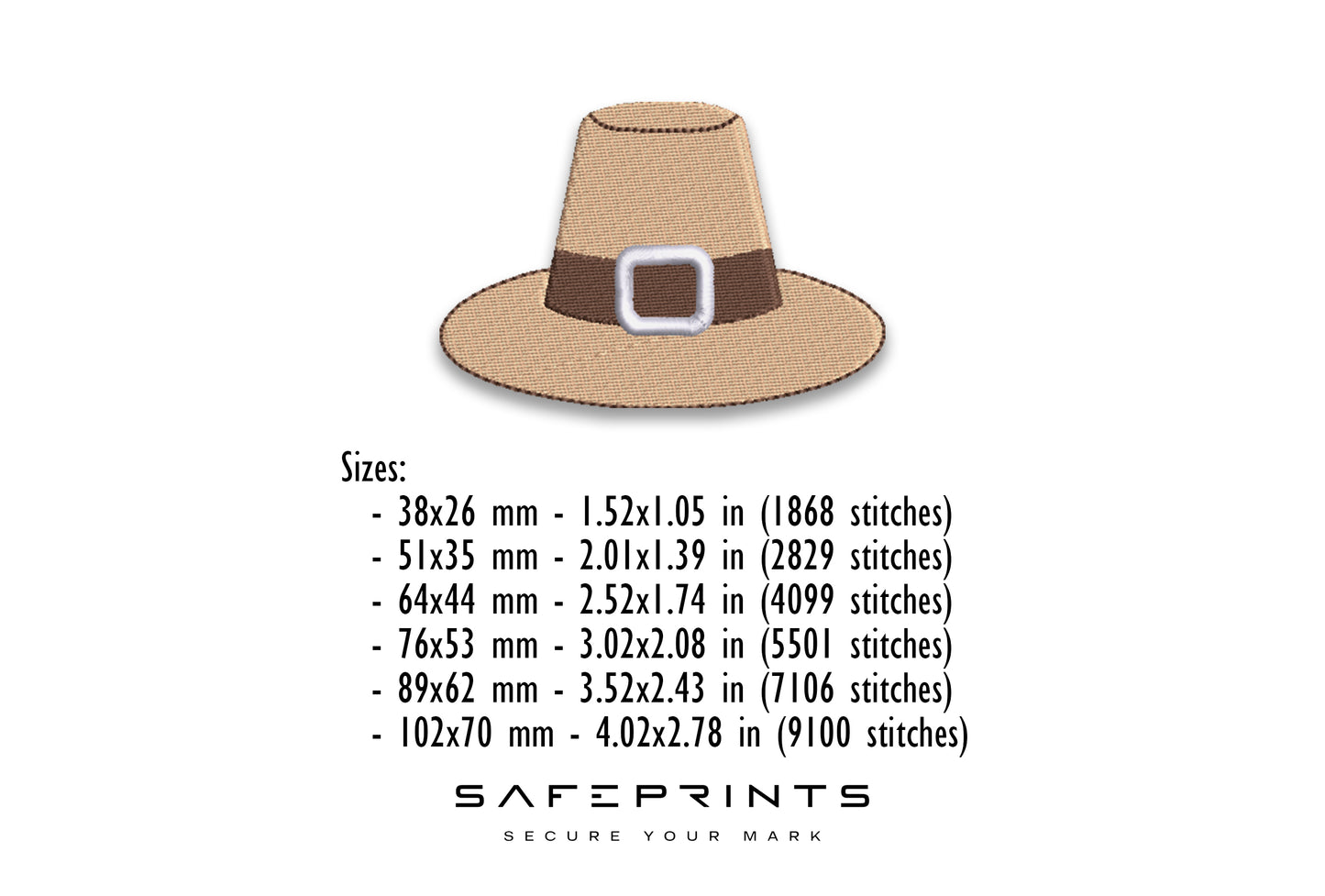 4 Different Pilgrim Hats