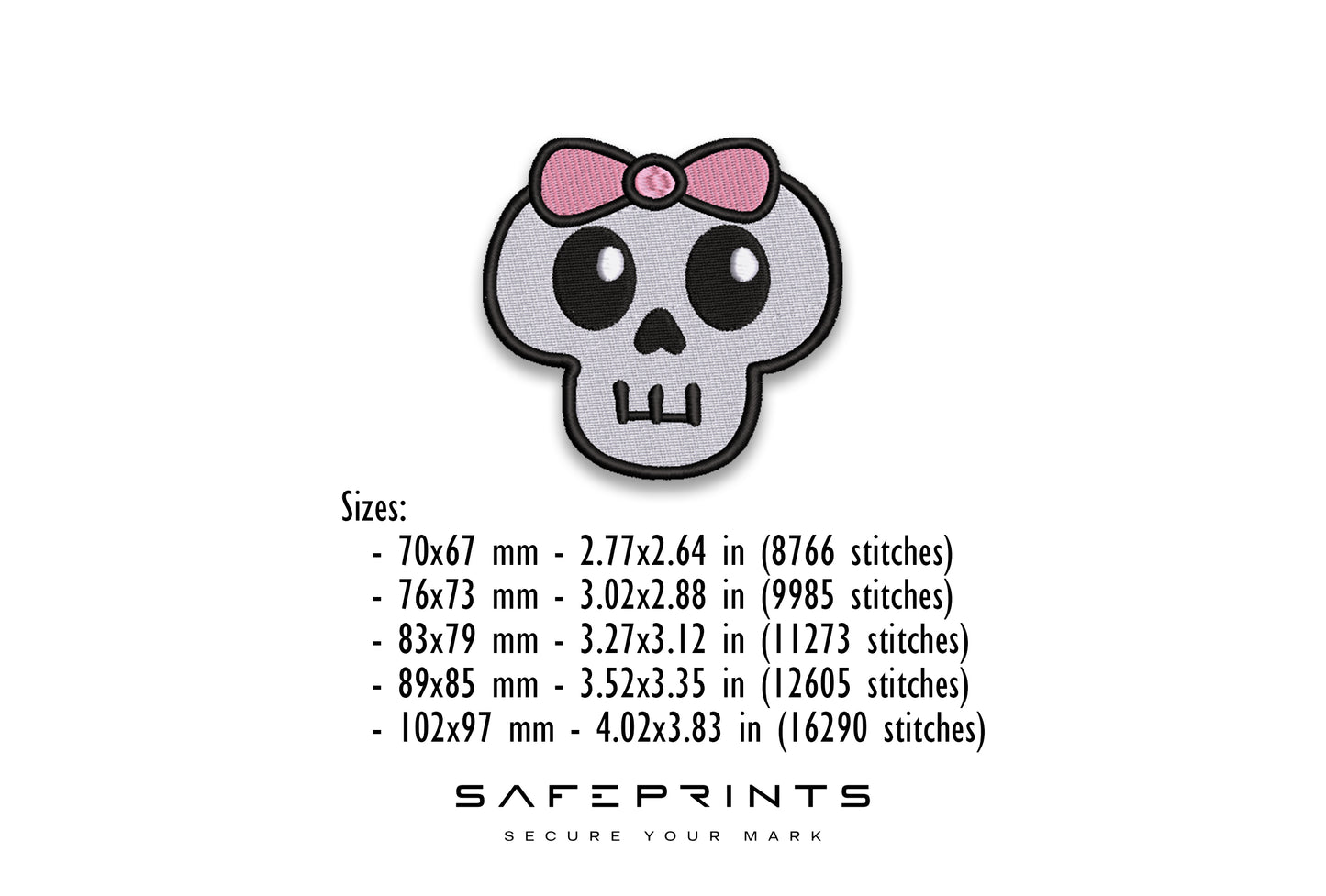 Cute Skull with Bow