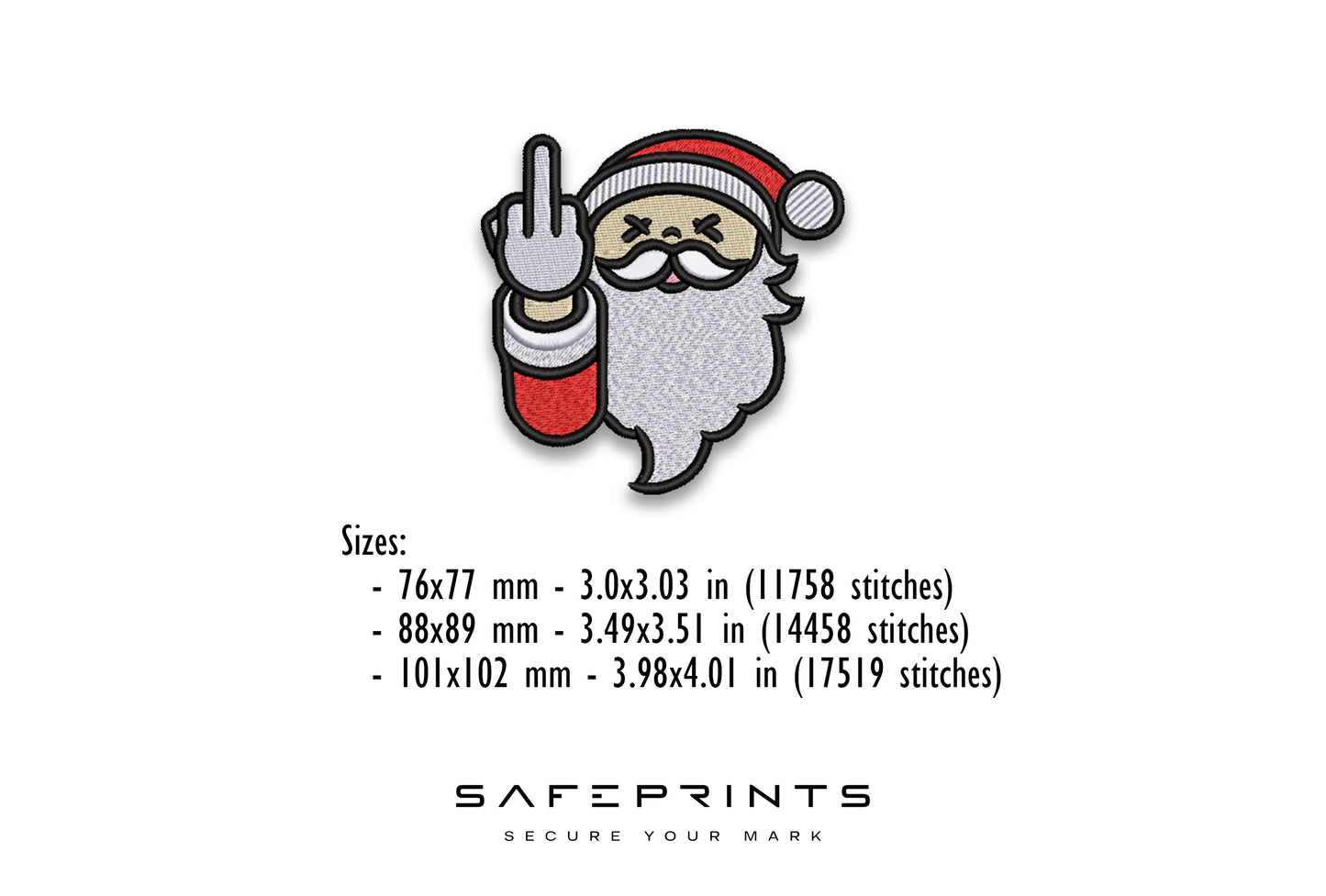 Santa Claus Giving Middle Finger