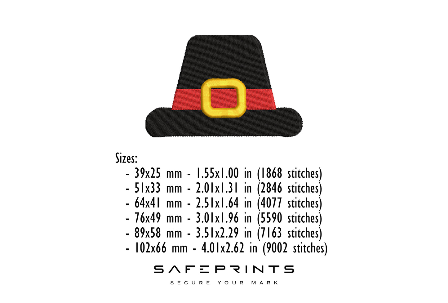 4 Different Pilgrim Hats