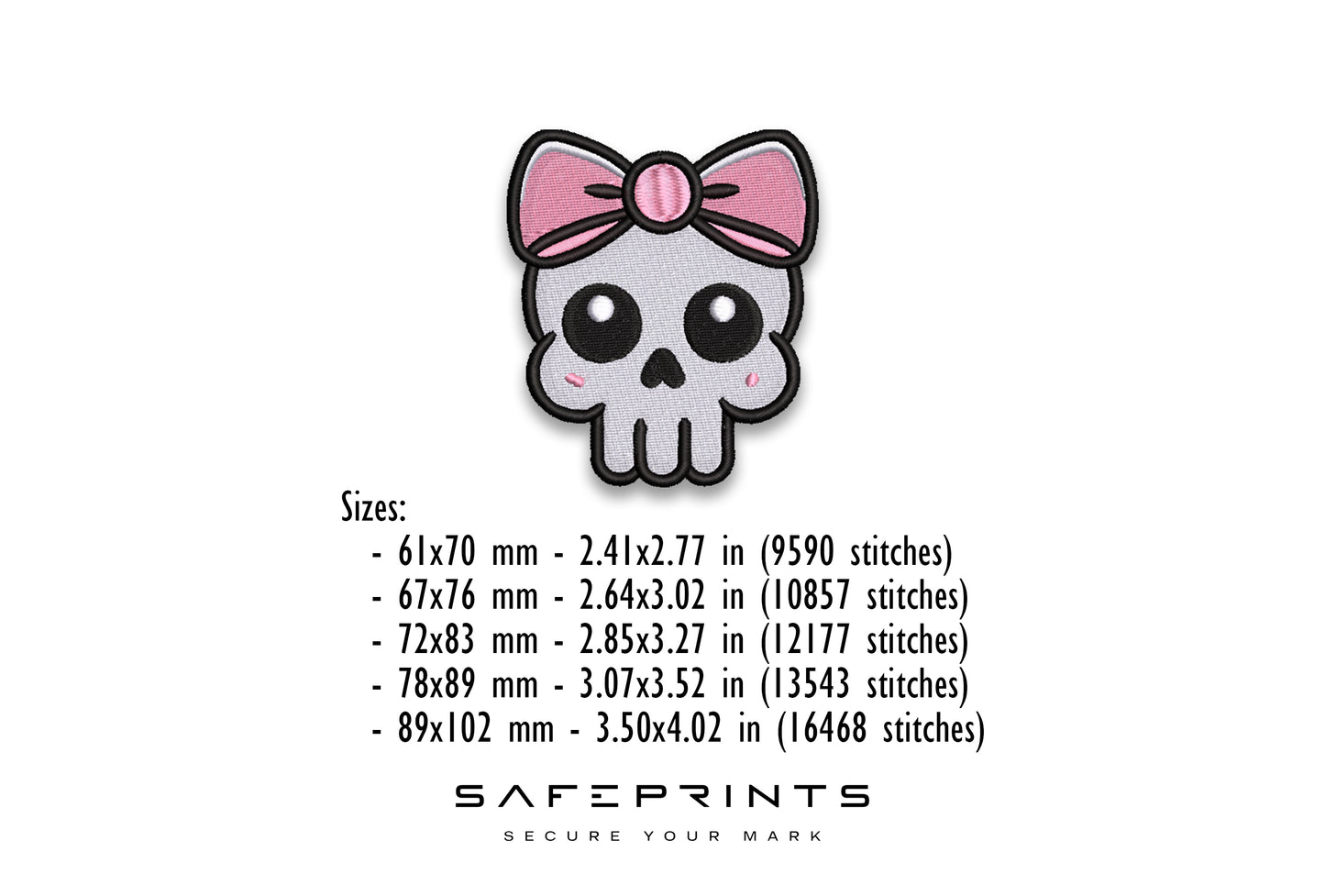 Skull with Pink Bow