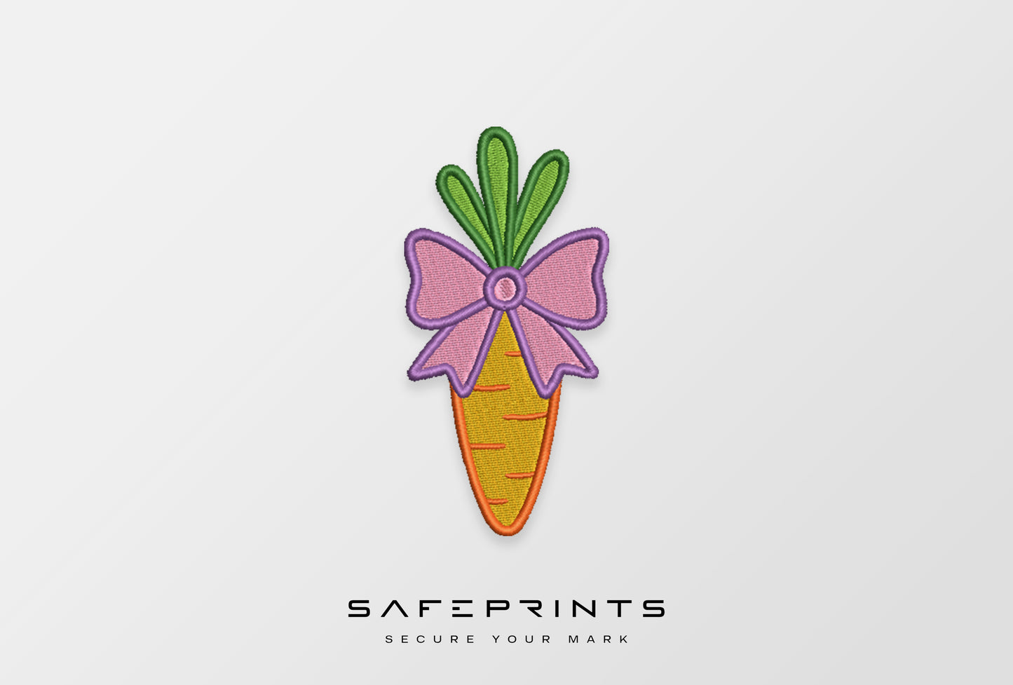 Carrot with Pink Bow