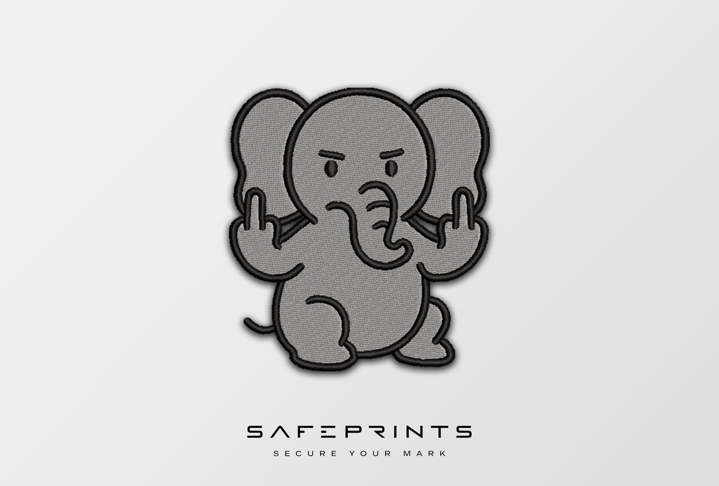 Elephant Giving Middle Finger