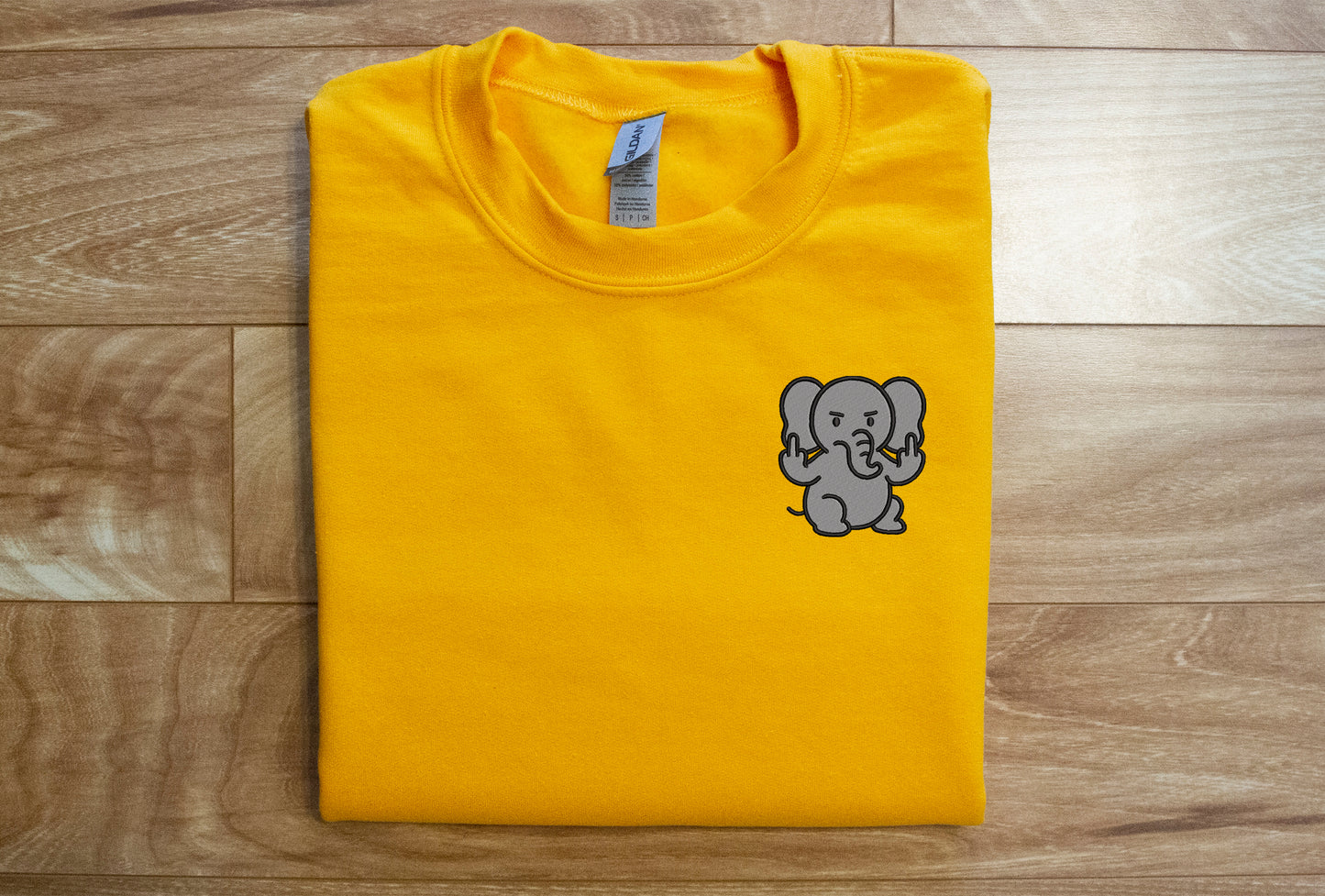 Elephant Giving Middle Finger