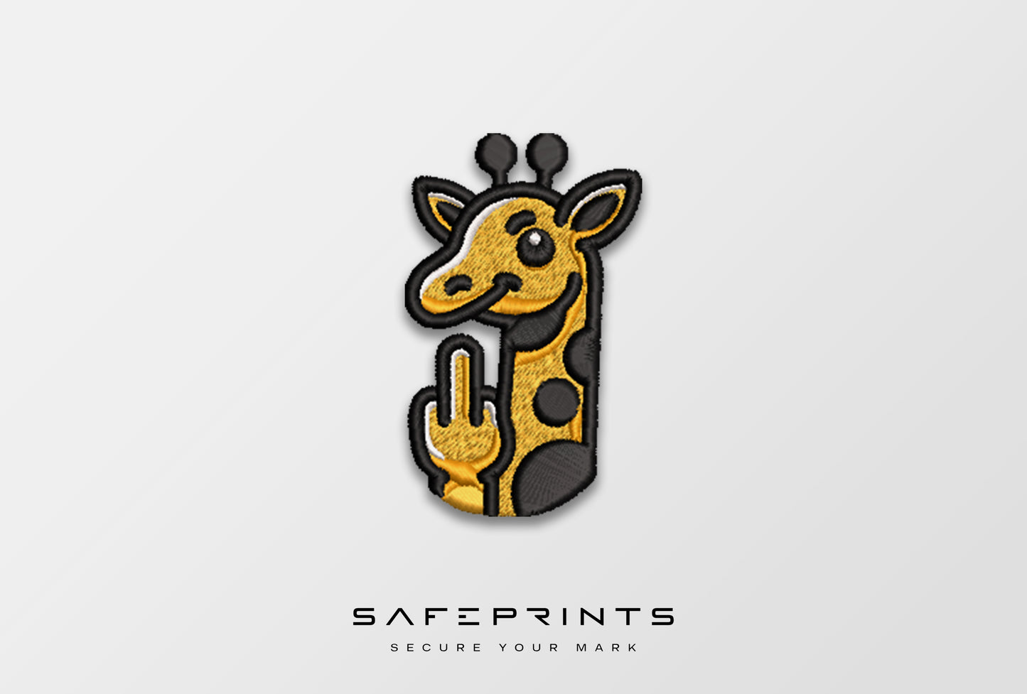Giraffe Giving Middle Finger