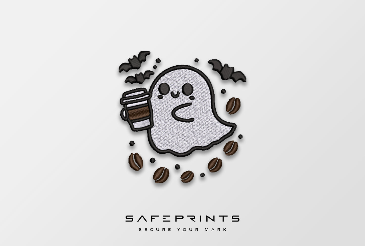 Ghost with Coffee & Bats