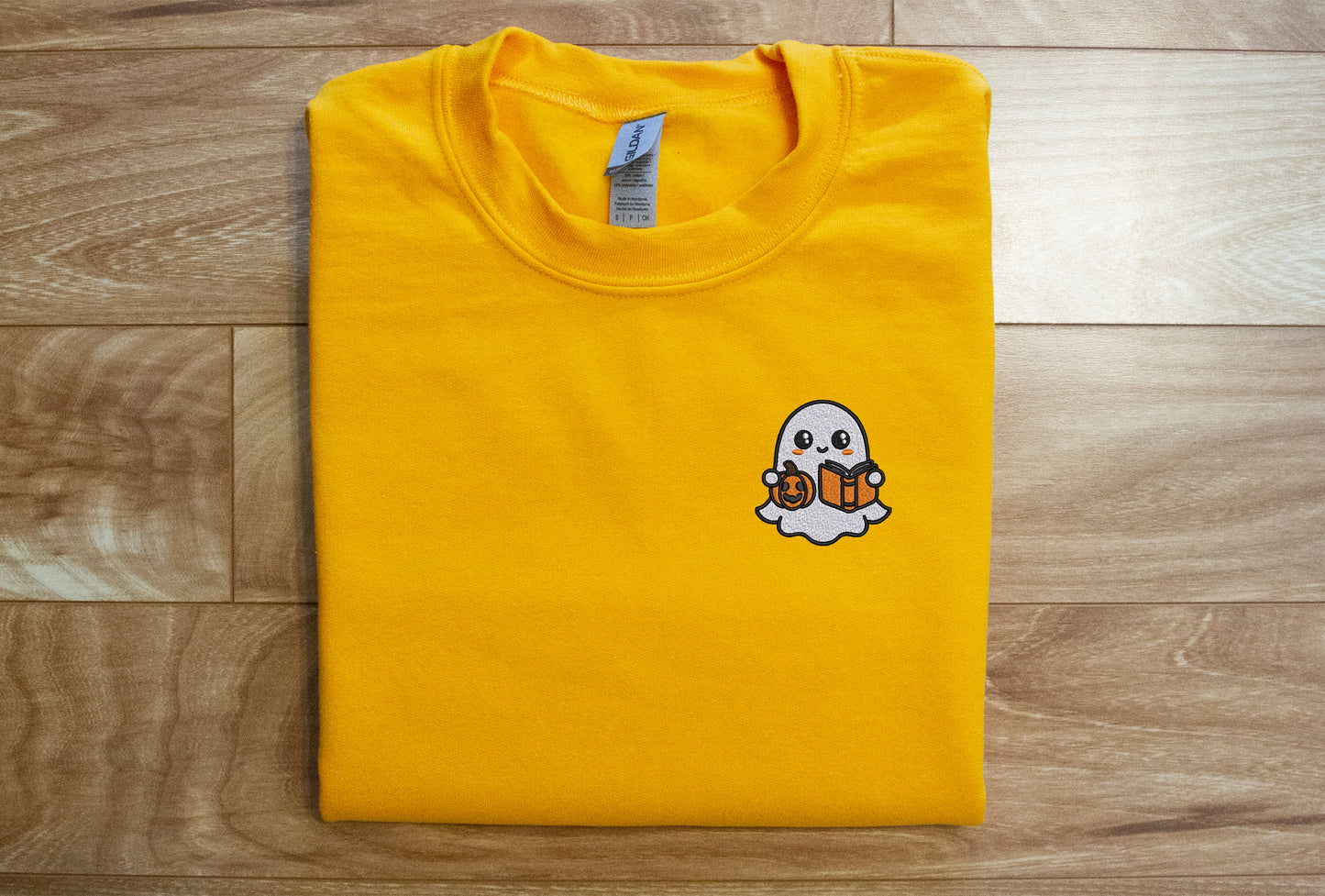 Ghost with Pumpkin & Book