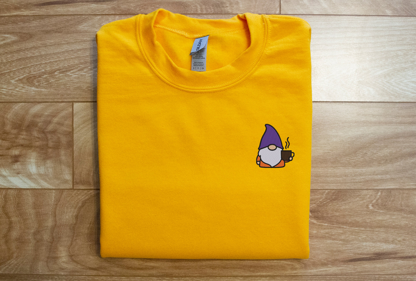 Halloween Gnome with Coffee