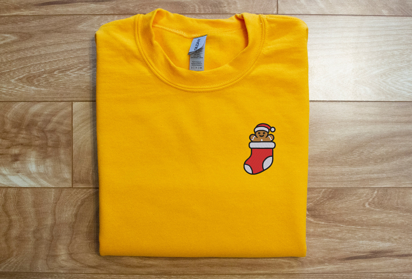 Gingerbread in Christmas Stocking
