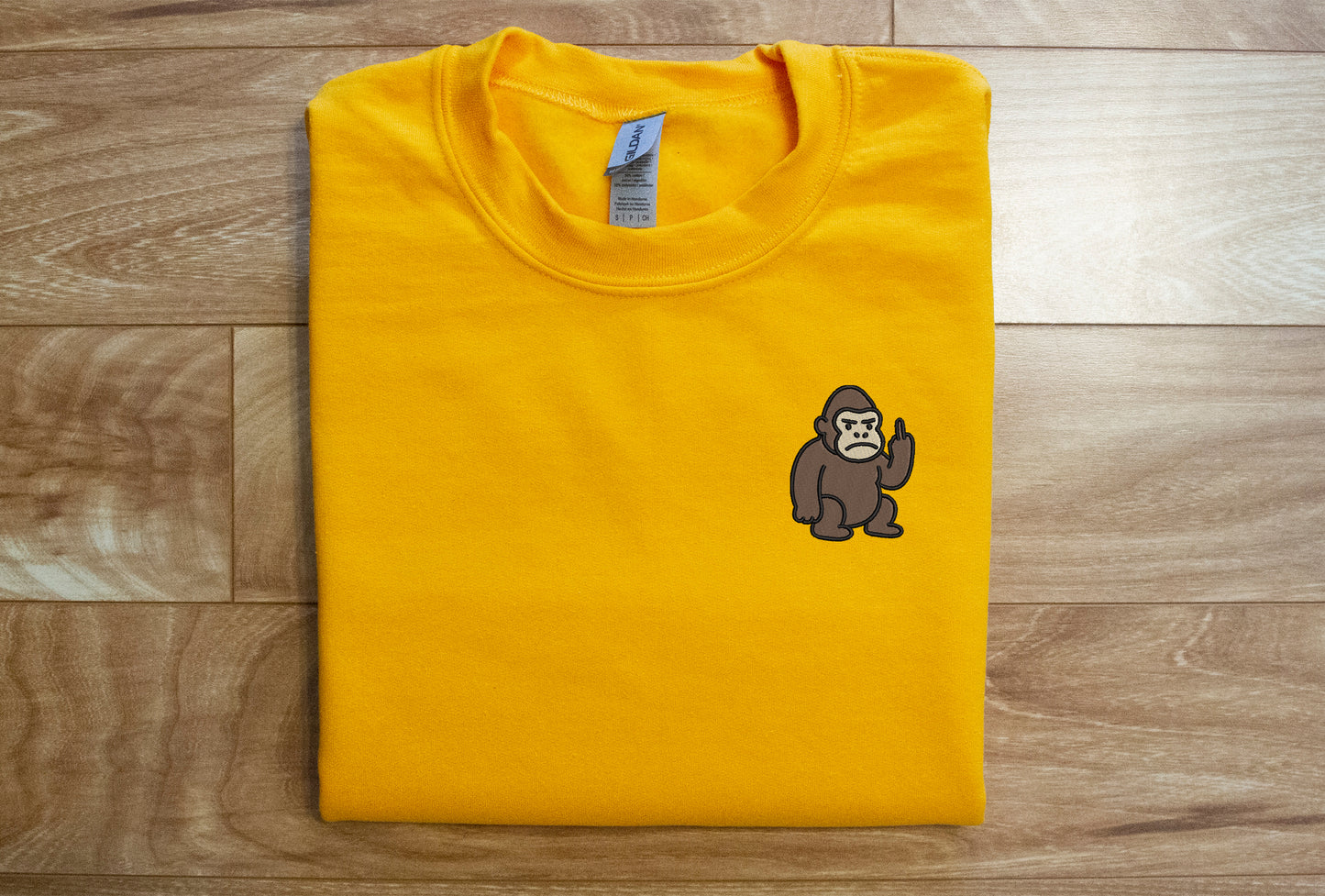 Gorilla Giving Middle Finger