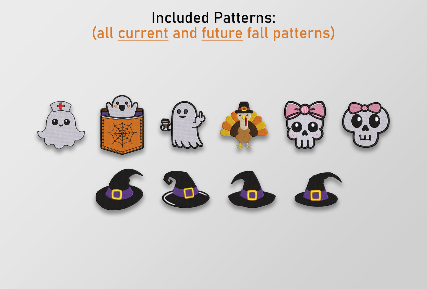 All Fall Embroidery Patterns
