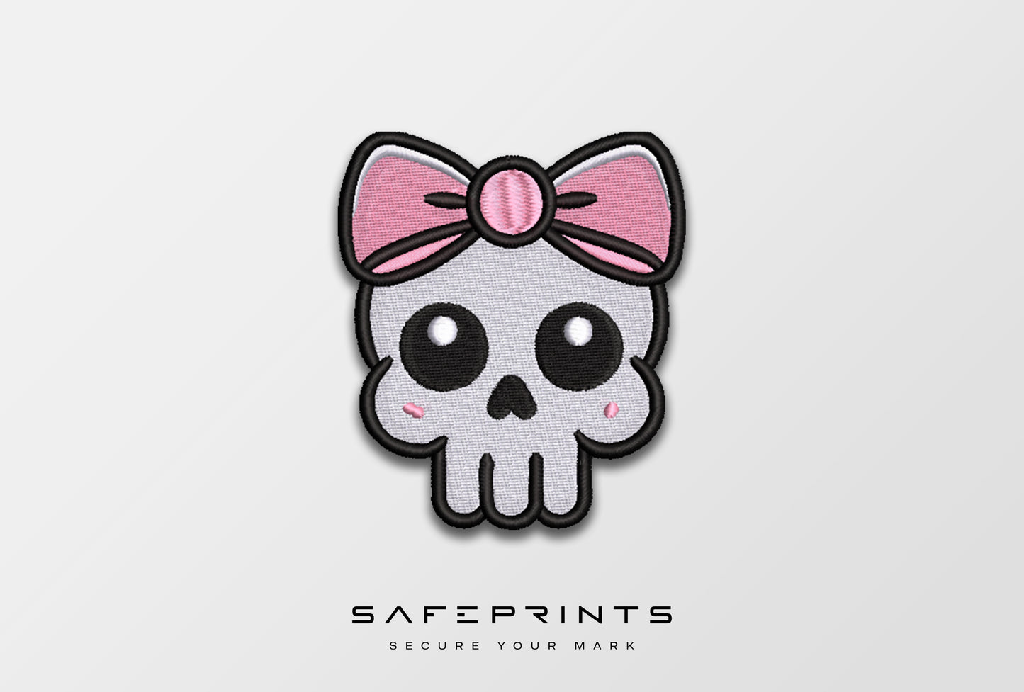 Skull with Pink Bow