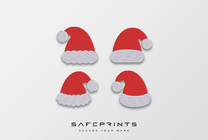 4 Different Santa Hats