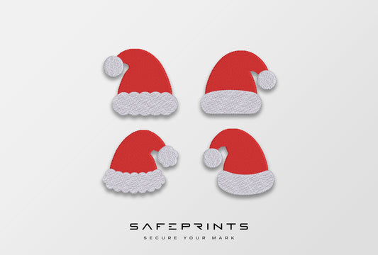 4 Different Santa Hats