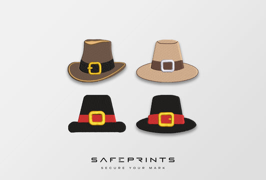 4 Different Pilgrim Hats