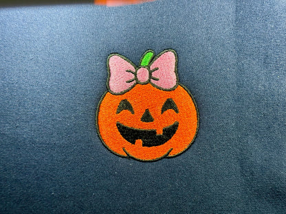 Cute Jack O' Lantern with Bow
