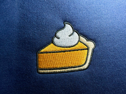 Pumpkin Pie Slice with Whipped Cream