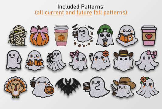 All Fall Embroidery Patterns