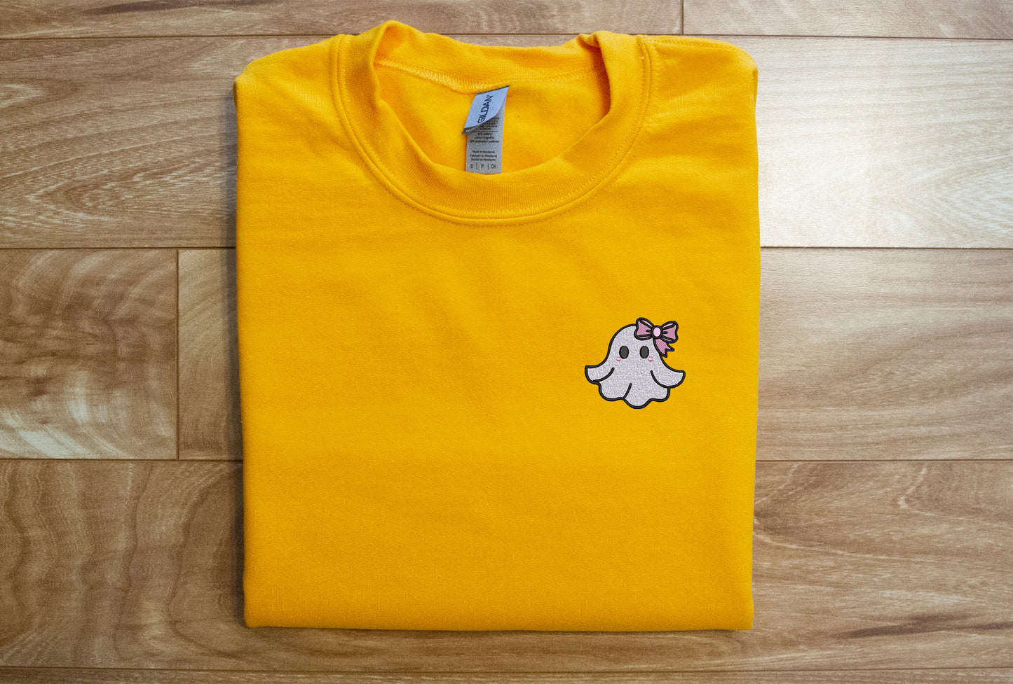 Ghost wearing a Bow