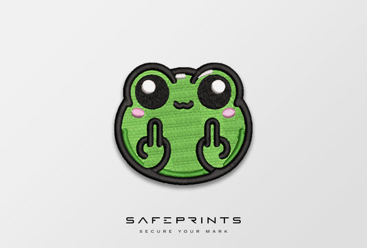 Frog Giving Double Middle Fingers