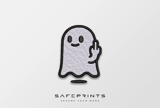 Ghost Giving Middle Finger