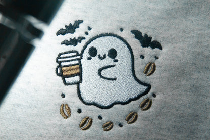 Ghost with Coffee & Bats