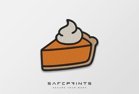 Pumpkin Pie Slice with Whipped Cream