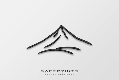 Silhouette Single Mountain